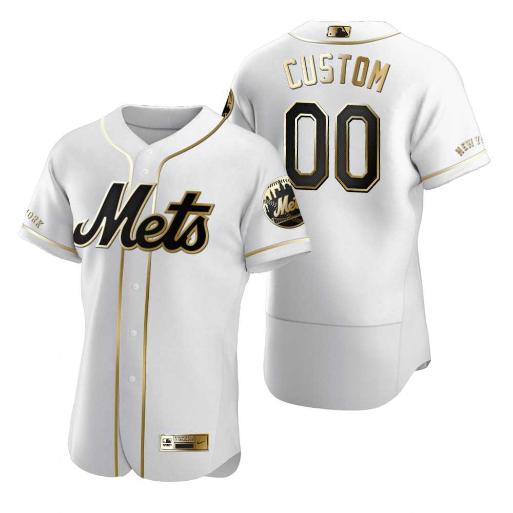 New York Mets Customized Nike White Stitched MLB Flex Base Golden Edition Jersey,We sell and wholesale New York Mets Customized Nike White Stitched MLB Flex Base Golden Edition Jersey on line form chian!
